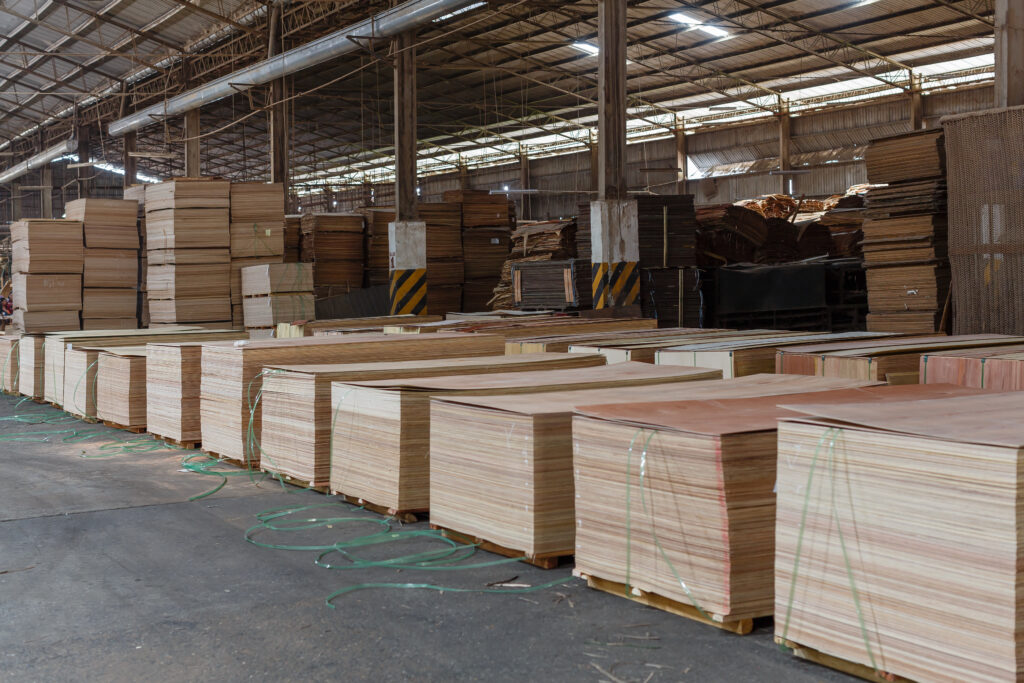 stacks of plywood for sale